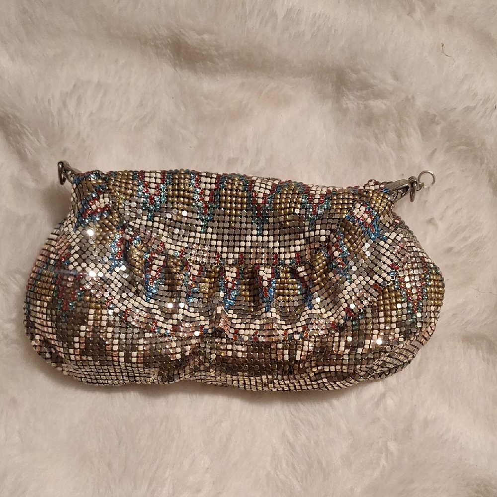 Elegant Multicolor Sequin Clutch
